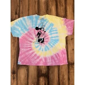 Disney Minnie Mouse Tye Dye Tshirt 3xl